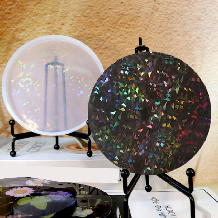 holographic coaster mold