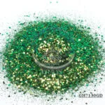 glitter, holographic