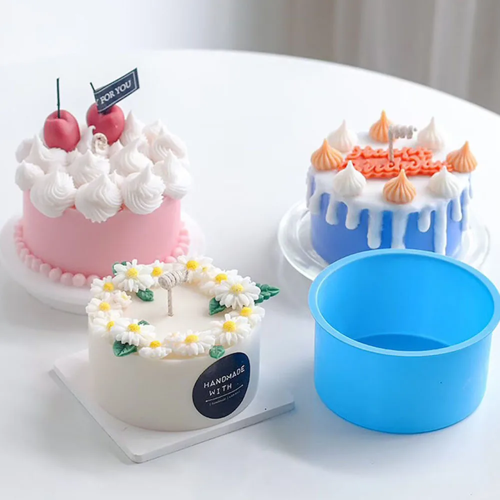 Round-cake-candle-mold.jpg Round cake candle mold - Image 1