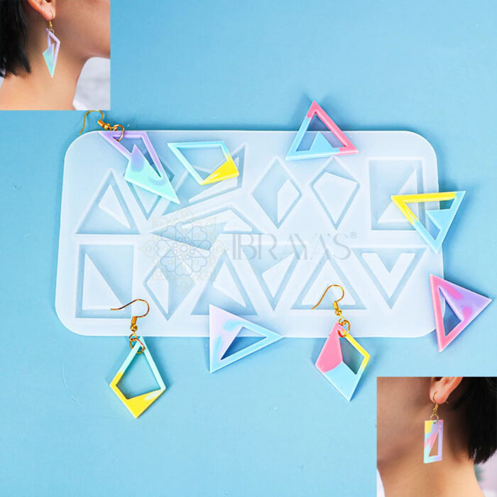 geometric earing mold