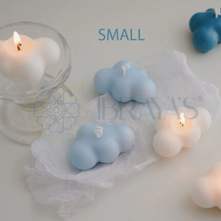 Candle, cloud ,small ,decor.