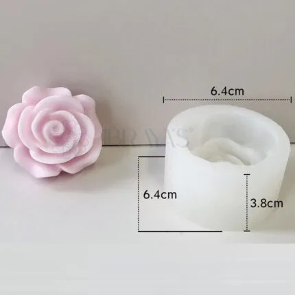 rose candle soap mold