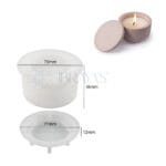 candle concrete jesmoresin mold