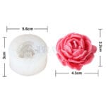 rose candle mold