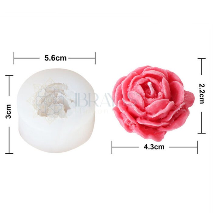 rose candle mold