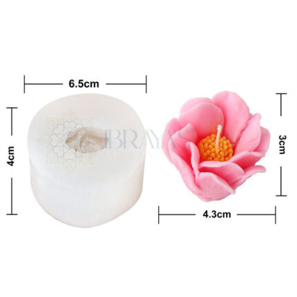 flower candle making mold