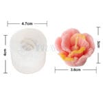 resin rose flower mold