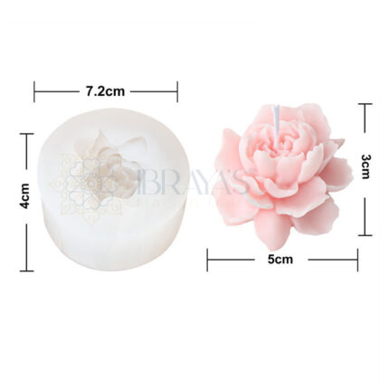 rose candle mold