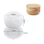 round candle jar jesmo-resin