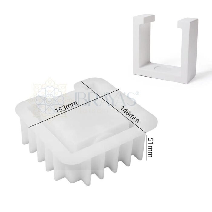 silicone square soap mold