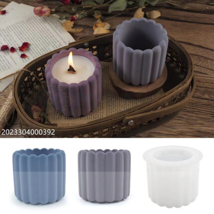 candle jar mold of silicone