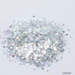 Glitter color resin