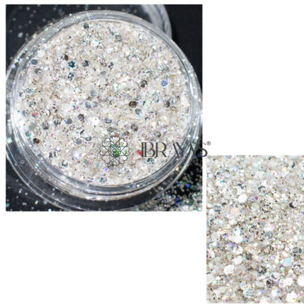 GLITTER SILVER RESIN