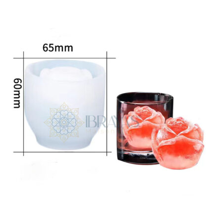 candle rose mold