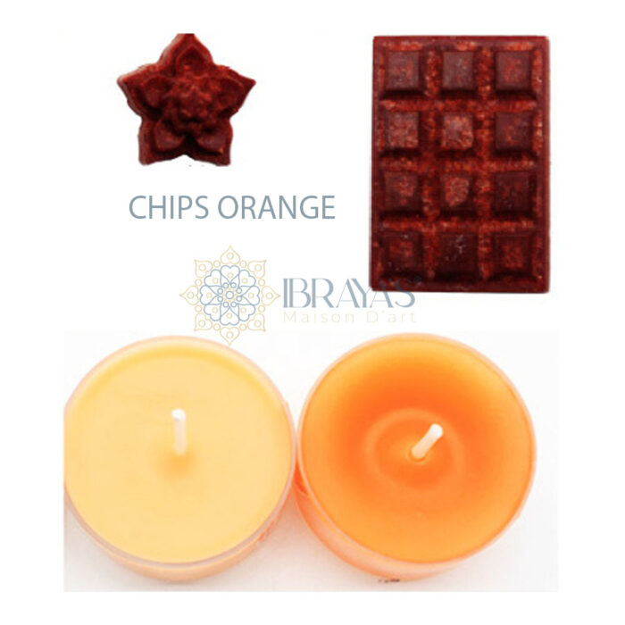 candle chips orange