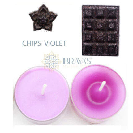 candle chips violet