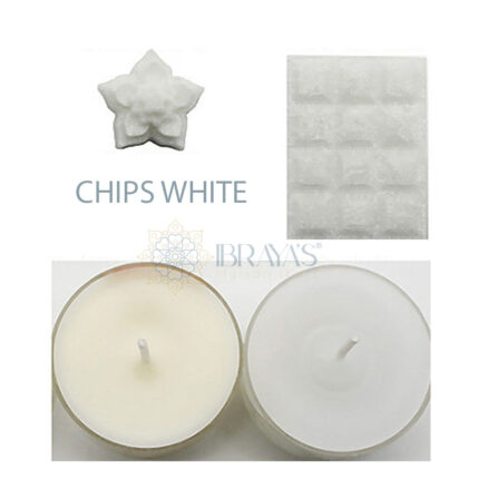 CANDLE CHIPS WHITE