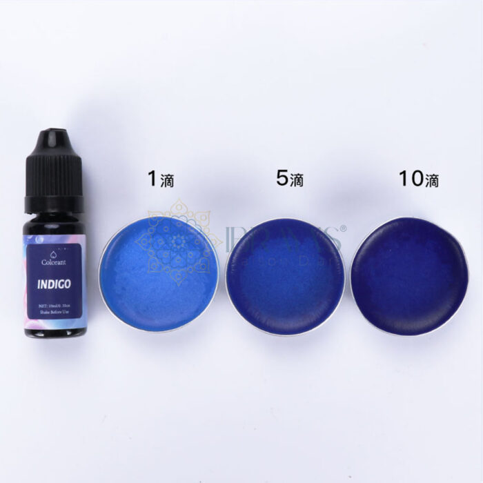 candle dye indigo