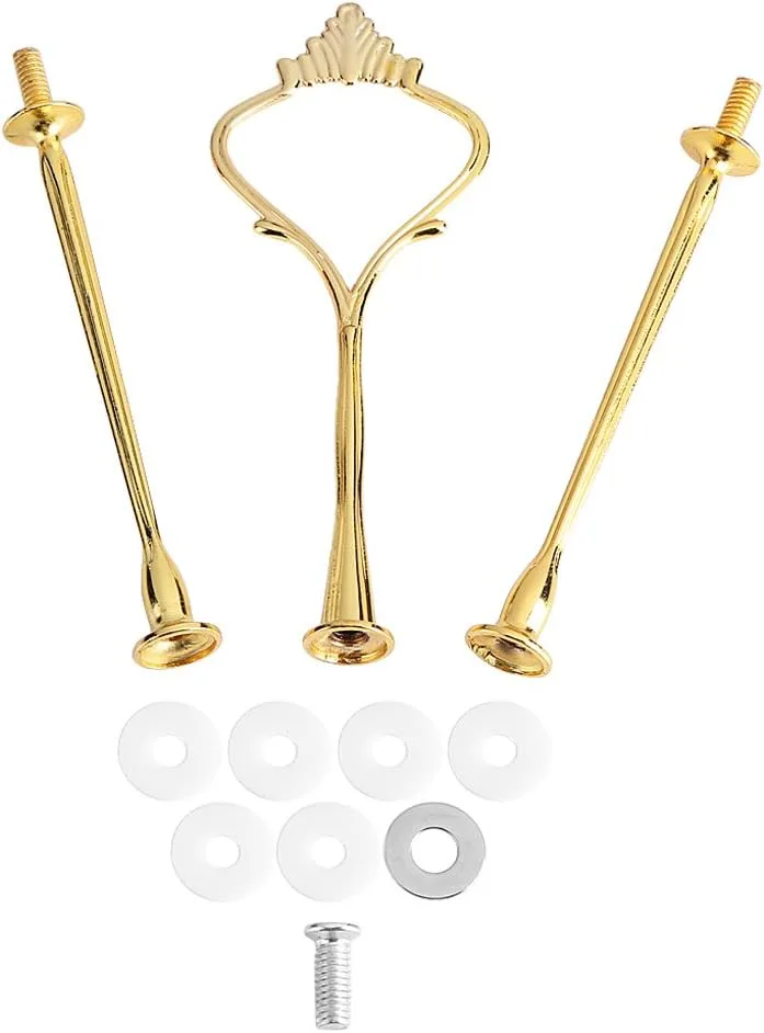 Gold cake stand handle