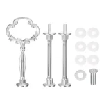 Cake fitter stand silver Plastic