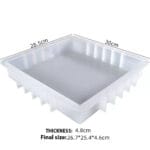 deep rectangle mold